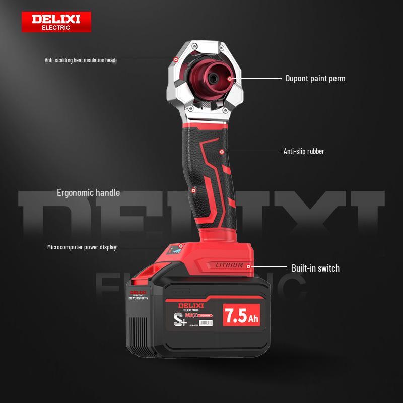 Беспроводной литиевый сварочный аппарат для пластиковых труб горячим расплавом Delixi