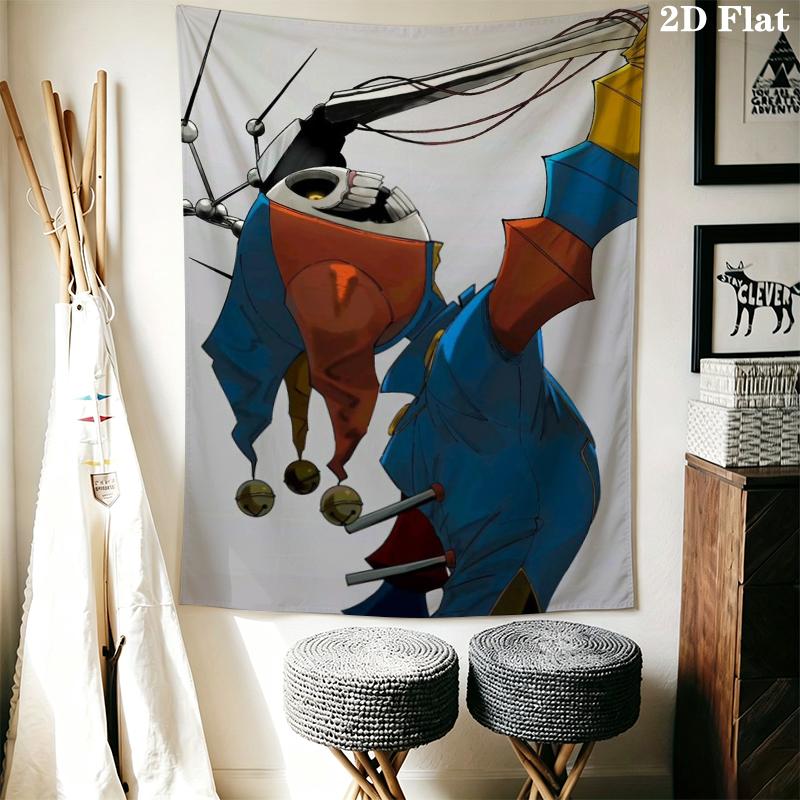 poppy playtime Wall Tapestry Aesthetic Wall Hanging Printed Fabric Blanket Decorative Tapestries for Bedroom Living Room Home Decor
