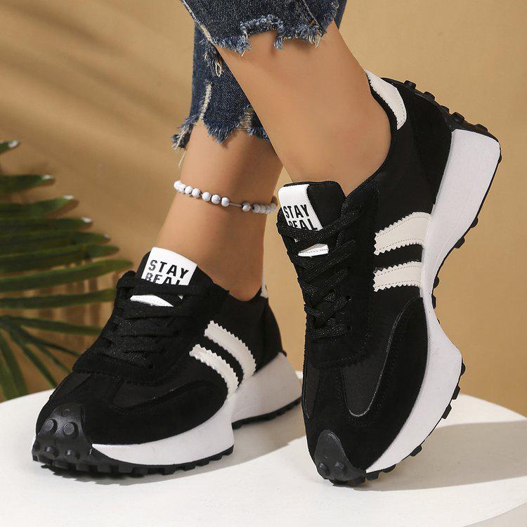 Женские кроссовки- dad sneakers большого размера 2025 года с зауженной талией - Повседневная спортивная обувь на толстой подошве для весны/лета
