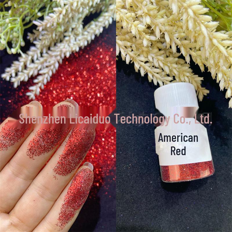 Блестящая пудра для ногтей 0,2 мм для самостоятельного нейл-арта с быстросохнущим клеем Crystal, маслом Quicksand и наполнителем Mahjong