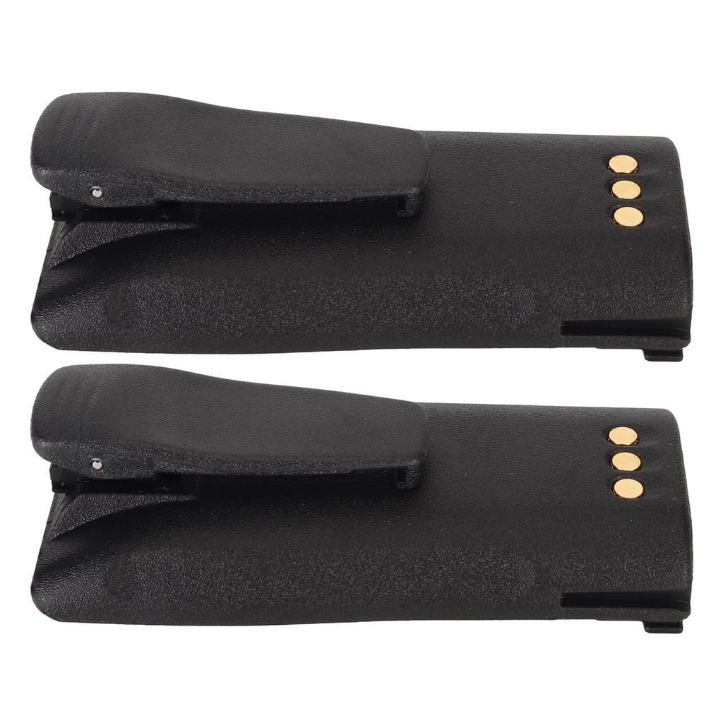 2 шт. Рация Литий-ионный аккумулятор 2600 мАч 7,4 В Аккумулятор для двухсторонней радиосвязи с клипсой для ремня для Motorola CP040 CP150 CP200 CP380