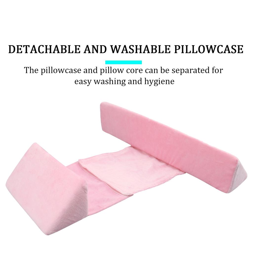 Регулируемый клин для новорожденных, клиновидная подушка с защитой от прогиба талии, съемный позиционер для сна с защитой от перекатывания