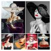 Diy 5D Diamond Painting Sexy Woman Full Square Round Drill Rhinestone Embroidery Fashion Girl Mosaic Cross Stitch Kits Wall Decor AA4669