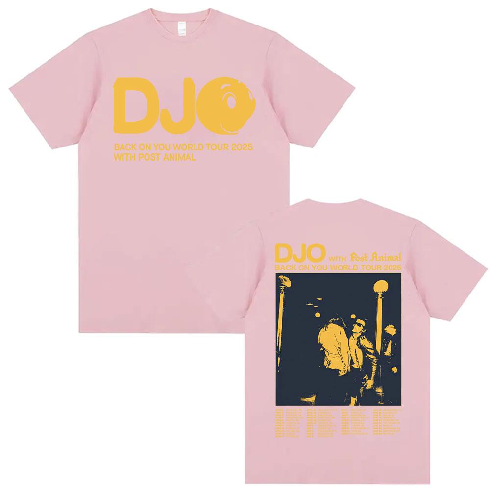 Djo Back on You World Tour Graphic Tshirts Unisex Women Clothing Fashion High Street Tshirt Casual Cotton Oversized Y2K Top