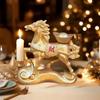 2026 Horse Year Spinning Ingots Horse Figure, Ideal for New Home and Housewarming Present, Symbol of Prosperity
