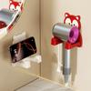 Sturdy Hair Dryer Storage Rack Punch-Free Blow Dryer Hanger Hairdryer Straightener Stand  Household