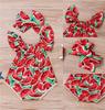 Fashion Cute Toddler Newborn Baby Girls Romper Watermelon Clothes Jumpsuit Bodysuit Outfits