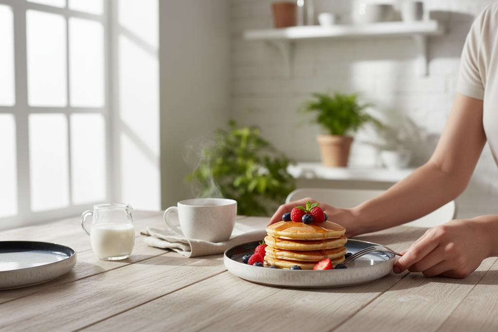 Luna Line Ceramic Plate 30 Cm Round Large For Serving