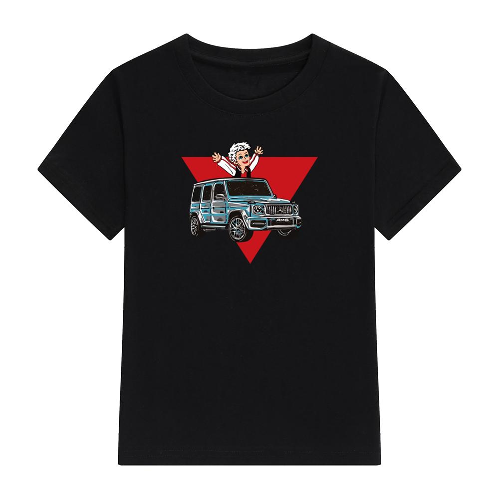 Детские футболки из 100% хлопка, мерч А4 Гелик принт, повседневная семейная одежда, детская модная одежда, топы