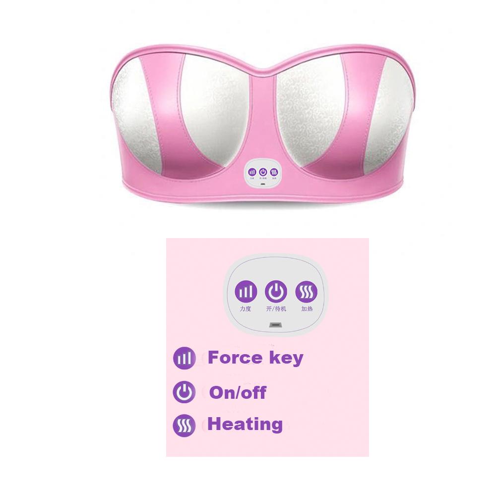 Электрический массажный бюстгальтер для груди, вибрационный массажер для груди, усилитель роста, стимулятор груди