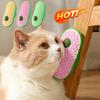 Cat Brush Comb Cat Toy with Catnip Cat Wall Brush Corner Cat Massage Self Groomer Comb Brush Kitten Shedding Massager Kitten