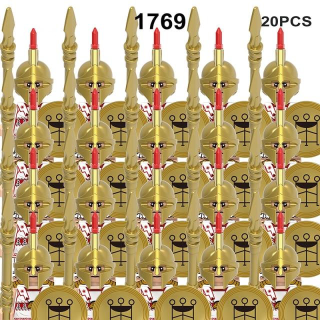 Средневековые военные наборы, фигурки, строительные блоки, шлемы, детали солдата, рыцарское оружие, римский меч, аксессуары, игрушки для детей