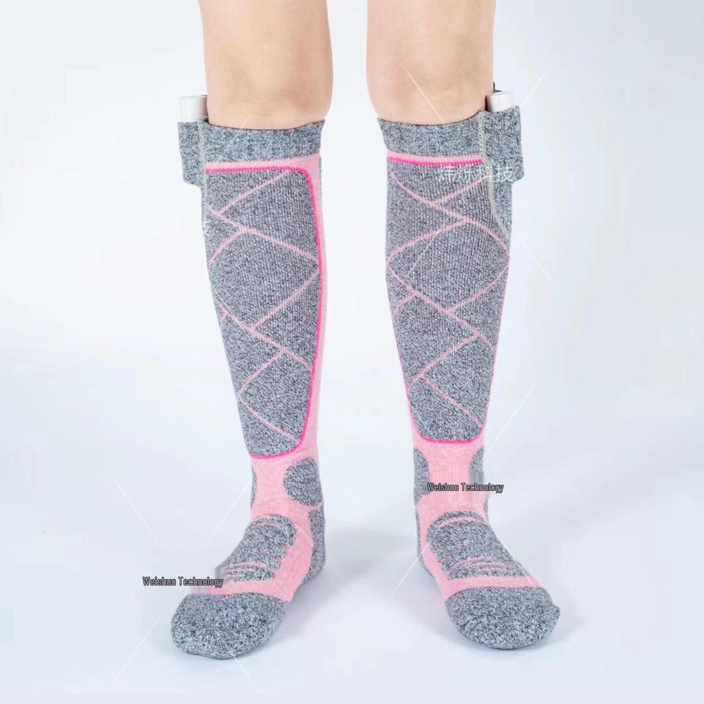 Эксклюзивные зимние носки с подогревом для мужчин и женщин - Теплые, для занятий спортом на открытом воздухе, катания на лыжах, холодостойкие