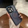 Luxury Translucent Matte Full Lens Protector Case For IPhone 14 13 12 15 Pro Max 15 Plus Magsafe Magnetic Wireless Charge Cover