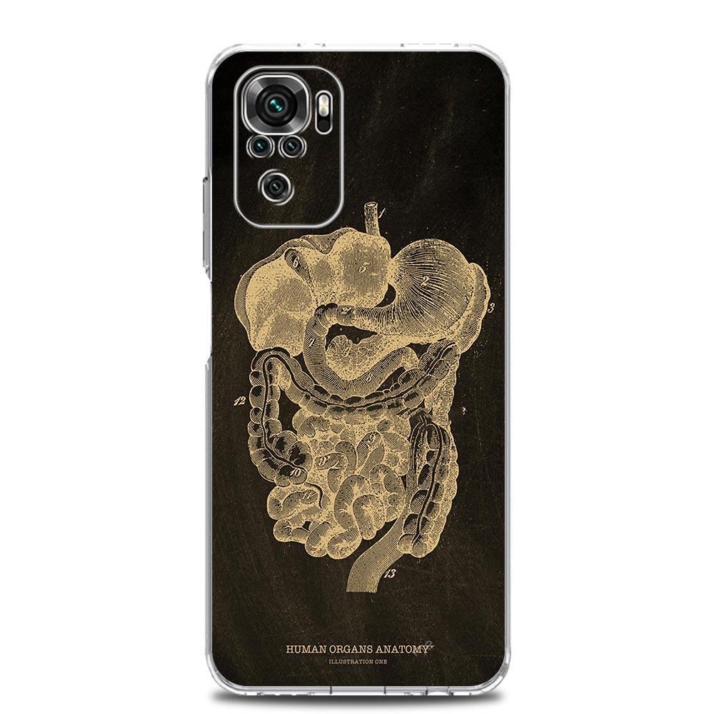 Чехол для телефона с изображением скелета и доски для Xiaomi Redmi Note 13 12 5G 9S 9 8 10 11 Pro Plus 4G 9T 13C 12C10C 9C 9A 7