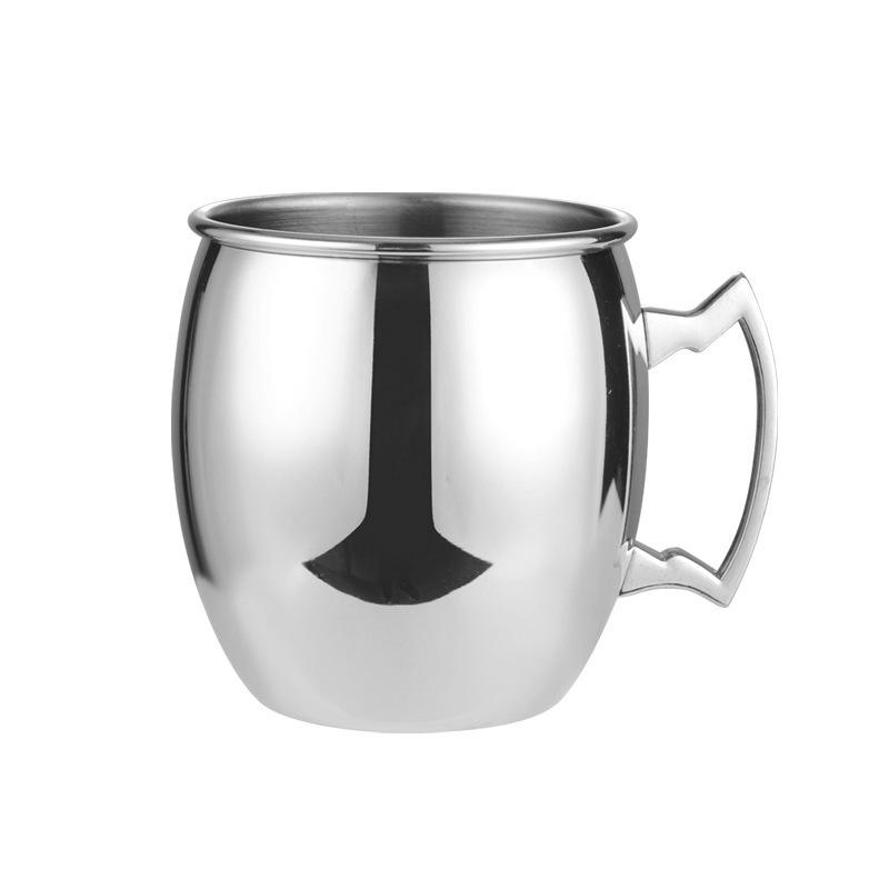 Медная кружка для Moscow Mule, нержавеющая сталь 304, чеканный дизайн, бокал для вина и коктейлей