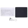 10 Inch Ultra Slim Bluetooth Keyboard 2.4G Portable Wireless Keyboard Rechargeable for Tablet Phone