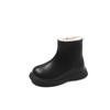 Children's Boots New Padded Thickened Boys and Girls Cotton Shoes Size 23-35 Versatile Non-slip Kids Baby Martin Boots Shoes