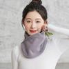 Adjustable Plush Neck Scarf Soft Protector Neck Gift Warm Neck Cover  Winter