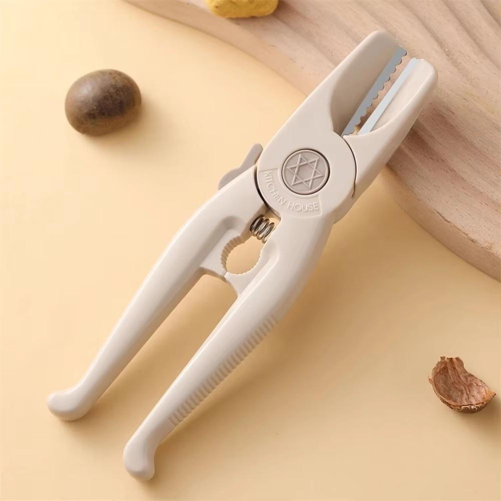 Ergonomic Nut Cracker Multi-Functional Nut Sheller Multipurpose Chestnut Peeler Household
