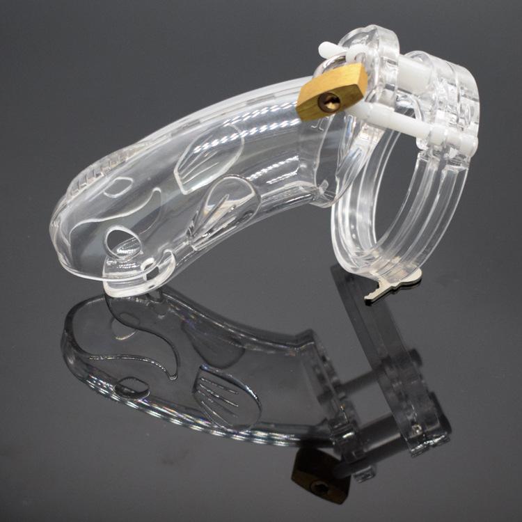 New Design Plastic Cock Cage Chastity Male Chastity Device Penis Rings Sexy Toys for Men Adult 5 Colors to Choose Sex Products