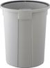 Мусорное ведро Squirrel круглое ведро Belk светло-серое 45 л Сделано в Японии 45N