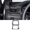 Carbon Fiber Center Console Side Vent Frame Sticker For Honda Pilot 2017-23