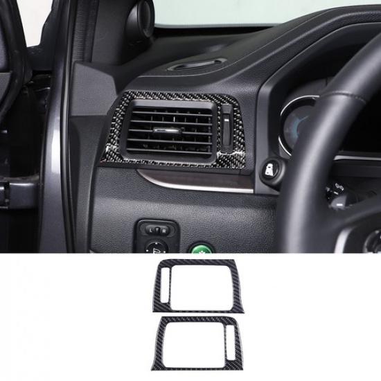 Carbon Fiber Center Console Side Vent Frame Sticker For Honda Pilot 2017-23