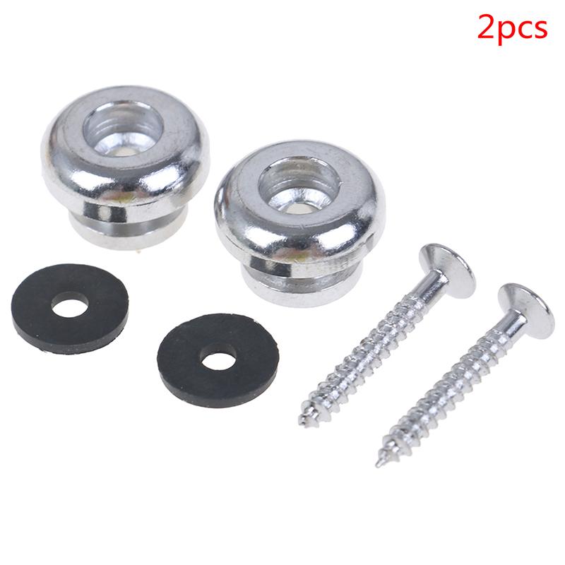 2 шт./пара замков для гитарного ремня, хромированная пряжка для ремня, аксессуары для гитары