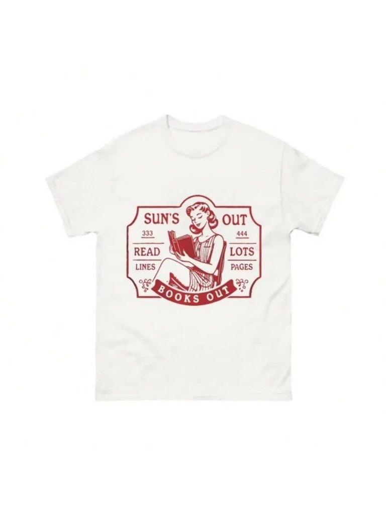 Bookworm Graphic Tees Women Vintage Tops Introverted Book Club Retro T-Shirts Cute Aesthetic Bookish T Shirt Book Lover Gifts