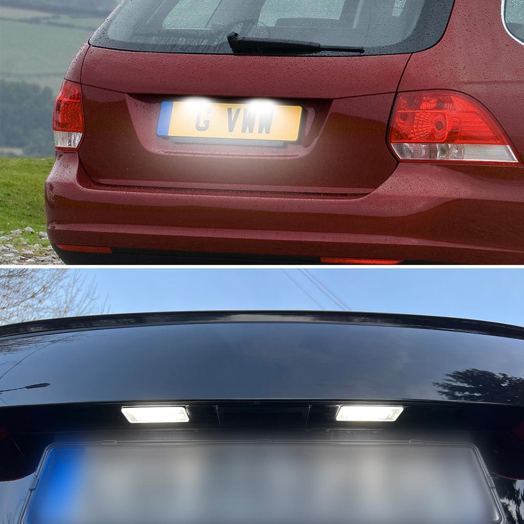 Canbus Error Free LED License Number Plate Light For VW Tiguan 2014- Golf 6 7 Plus Jetta 6 Passat B6 B7 Variant Sharan 7N Polo