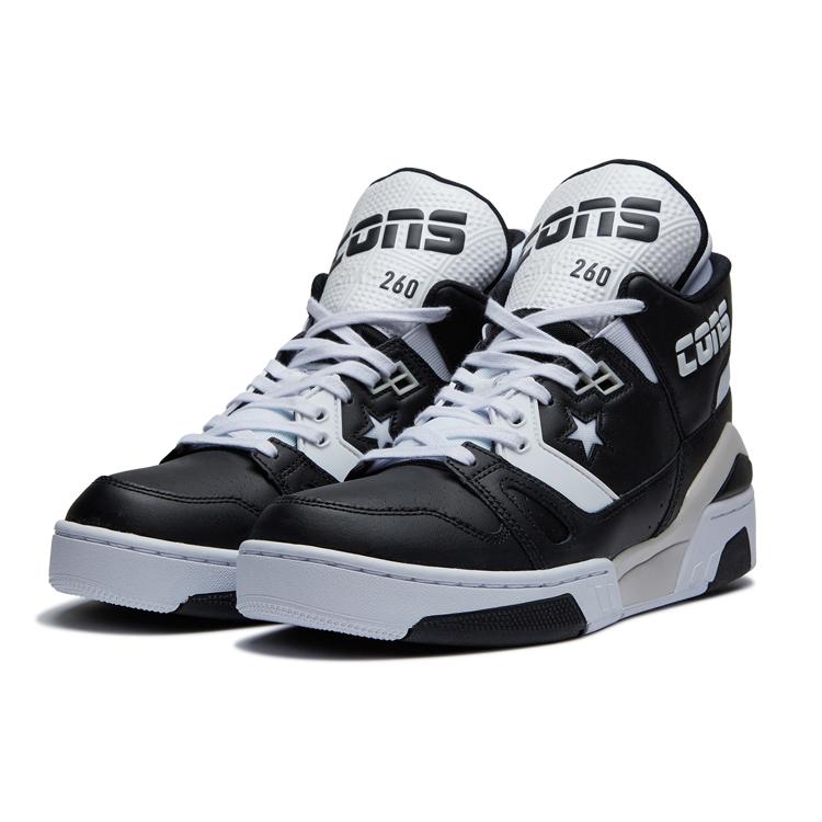 Converse ERX-260 Середина 'Черная Мышь' (унисекс) Черные / Мышиные / Белые Винтажные Баскетбольные Кроссовки 166325C