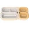Moyoum Multi Divider Baby Food Tray, Lemon Yellow, Single Item, Popular Korean Parenting Items