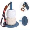 Yarn Holder Plastic Spinning Knitting Tools Crochet Accessories Stand DIY Sewing Thread Spool With Wrist Strap Wool Ball Winder