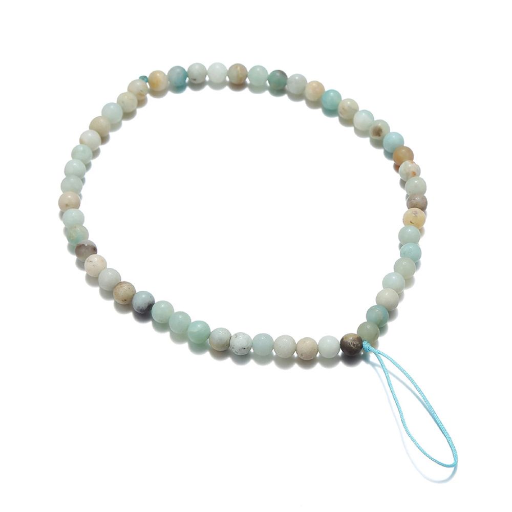 Straps Cell Phone Lanyard Stone Beaded Phone Chain Natural Stone Phone Lanyard Trendy Stone Lanyard