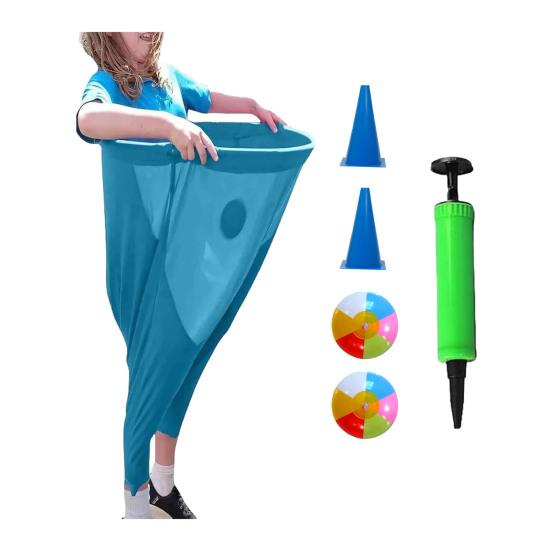 Бабушкины штаны Набор для садовой игры Гигантская игра для вечеринки на открытом воздухе с прыгучими мячами и конусами-маркерами Веселая семейная встреча Игра для взрослых во дворе для групп