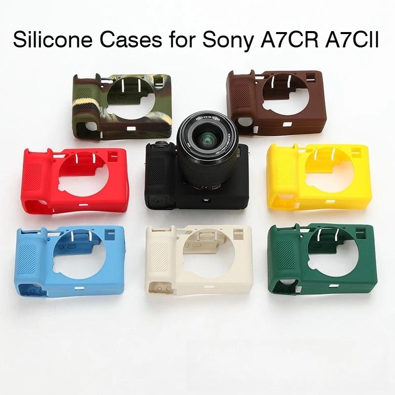 Силиконовые чехлы для камер Sony A7CR и A7CII, сумки для беззеркальных камер A7CR, противоударные защитные чехлы для камер A7CII