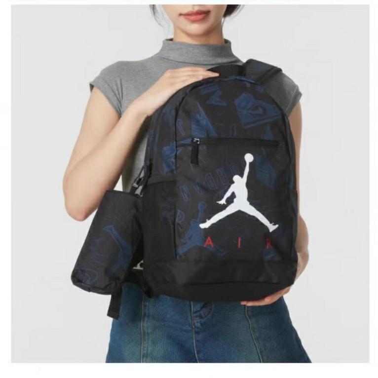 New Jordan Polyester Backpack Regular Unisex Black DJ5649-013