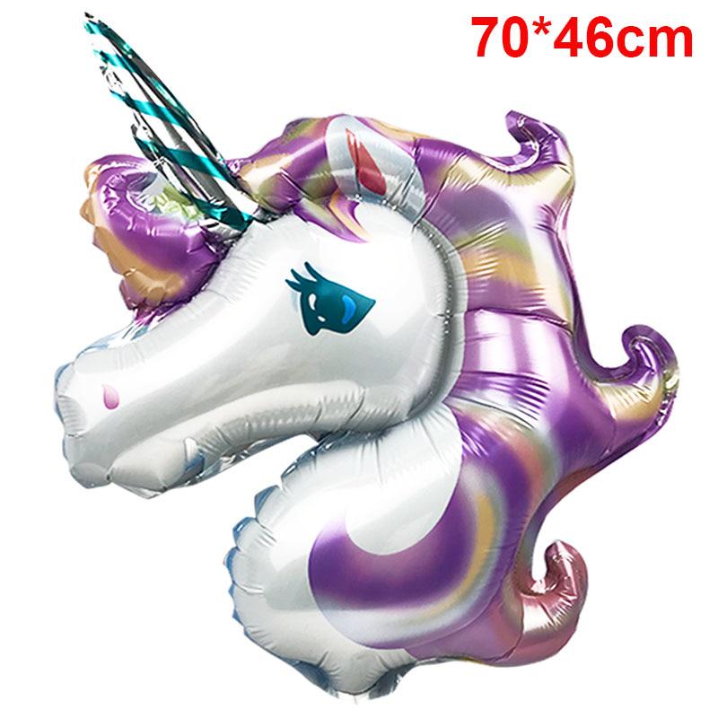 Balloons Helium Flying Ballon Birthday Party Decorations Kids Babyshow Ballon Foil Unicorn Baloon