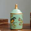 1pc Ceramic Storage Jar, Porcelain Storage Jar, Tea Can, Coffee Can, Ceramic Crafts, For Home Restaurant Hotel Office