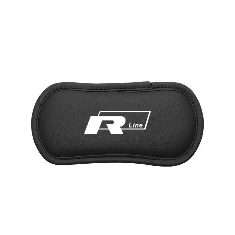 Leather Car Knee Pad Elastic Leg Cushion Armrest Pad Accessories Key For Volkswagen VW Golf Caddy T-Cross T-ROC T5 ID3Touran CC ze2