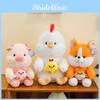 Dog Pig Fox Plush Toy Stuffed Animal Doll Cartoon Decoration Kids Gift Cute