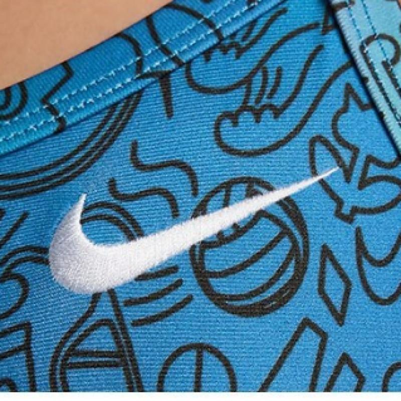 Nike Женский купальник-борцовка hydraStrong Joyful Doodle neSSe017 черный