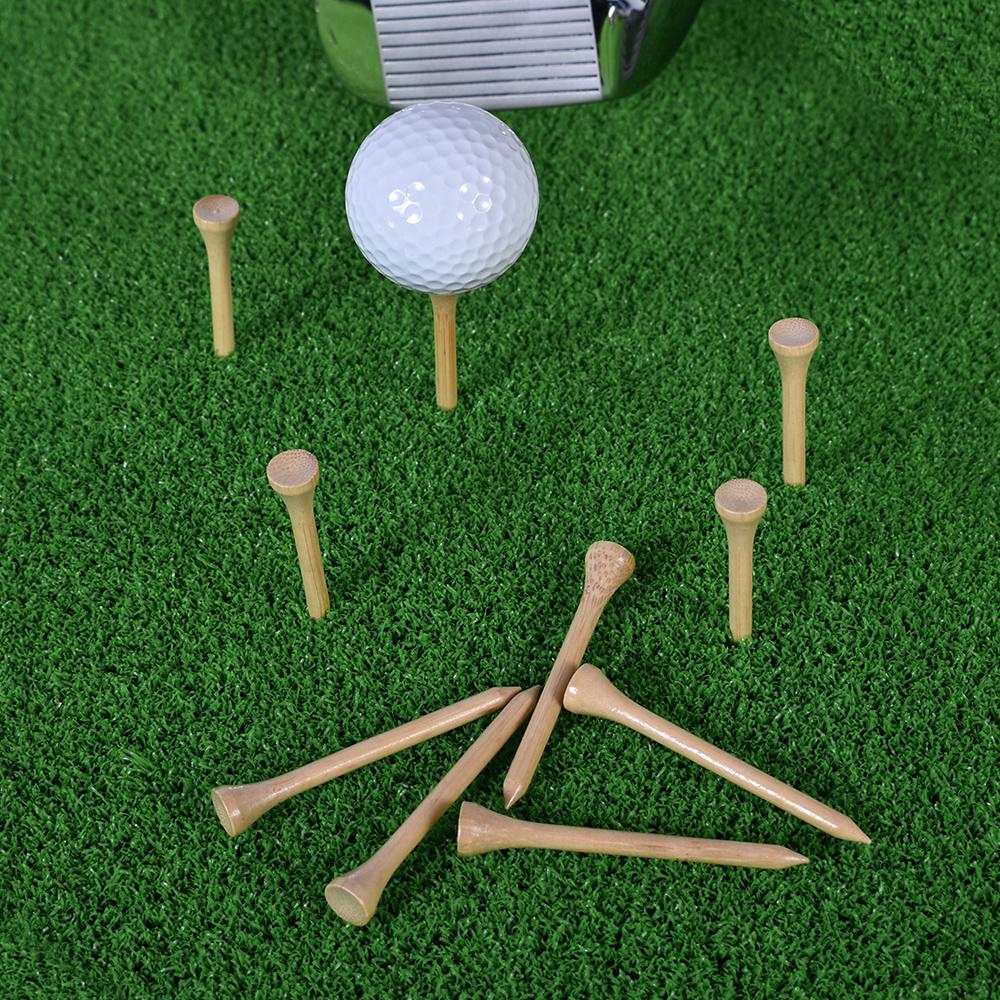 Stronger 4 Size Swing Practice 100Pcs Golf Accessories Golf Training Bamboo Tee Golf Tees