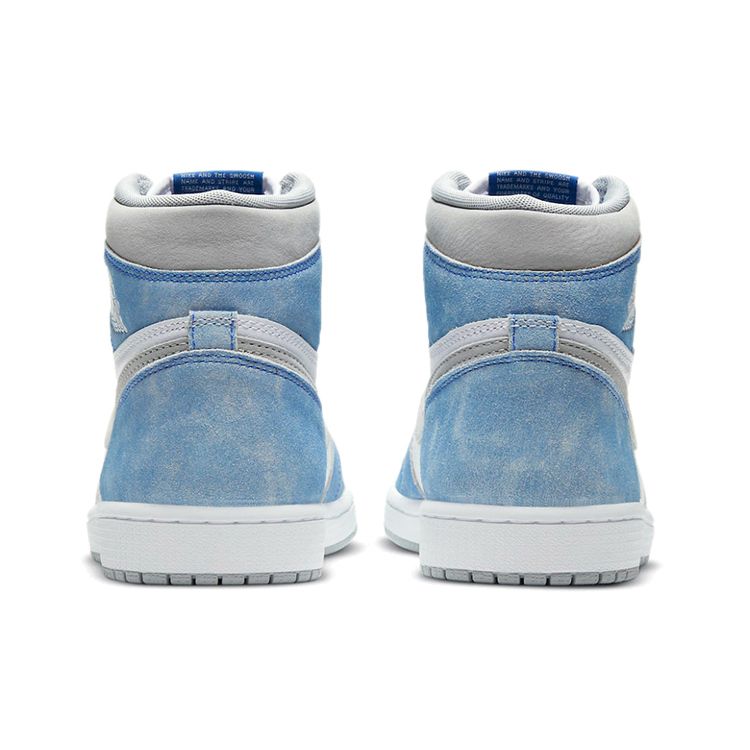 Кроссовки унисекс Air Jordan 1 Retro High OG Hyper Royal Синие Светло-Дымчато-Серые Белые 555088-402