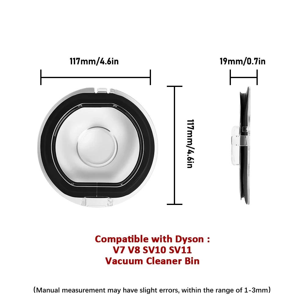 For Dyson V7 V8 Vacuum Cleaners Replacement Pre-Filter and Post- Filter Bottom Lid Top Fixed Sealing Ring of Dust Accessories