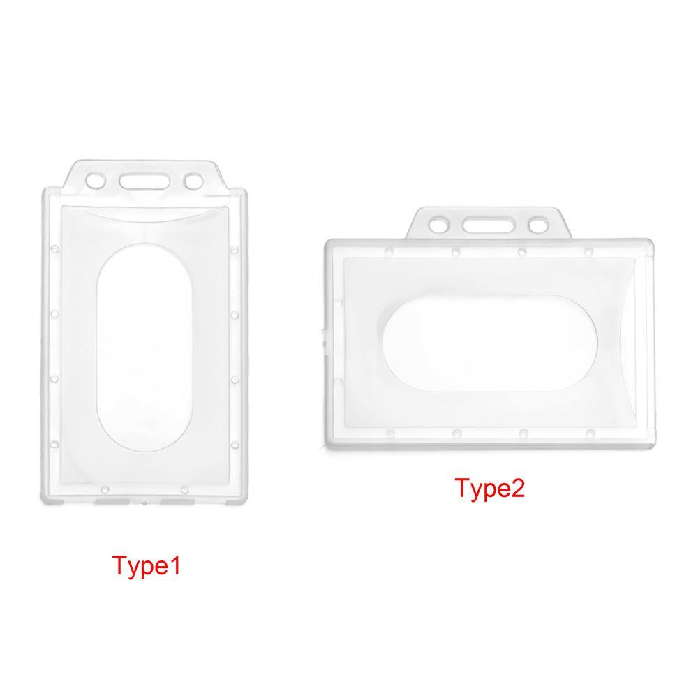 Badge Office School Multi-use Protector Cover Card Sleeve ID Card Pouch Work Card Holders Name Card