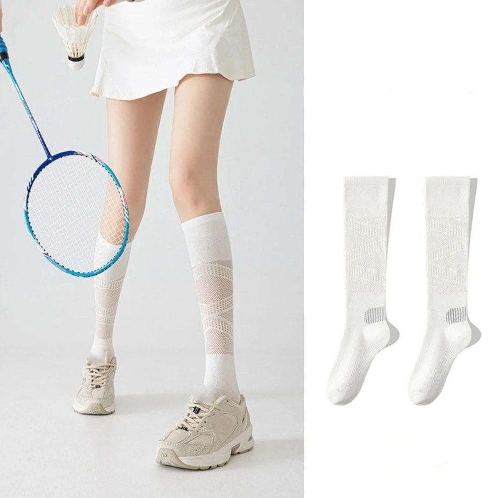 Breathable Mesh Pressure Socks Thin Style Running Socks Lightweight Sports Calf Socks For Women