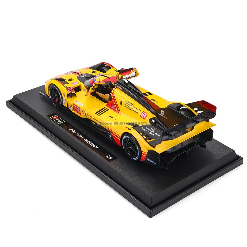 Ббураго 1:24 Ferrari 499P #83#51 330 488 250 FXXK 458 Автомобиль из сплава Модель автомобиля Игрушка Коллекция Подарок Множество стилей на выбор