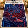 Flannel BlanketBolton Wanderers FC Custom Name Text Personalized Soft Warm Throw Blanket Home Decor Gift